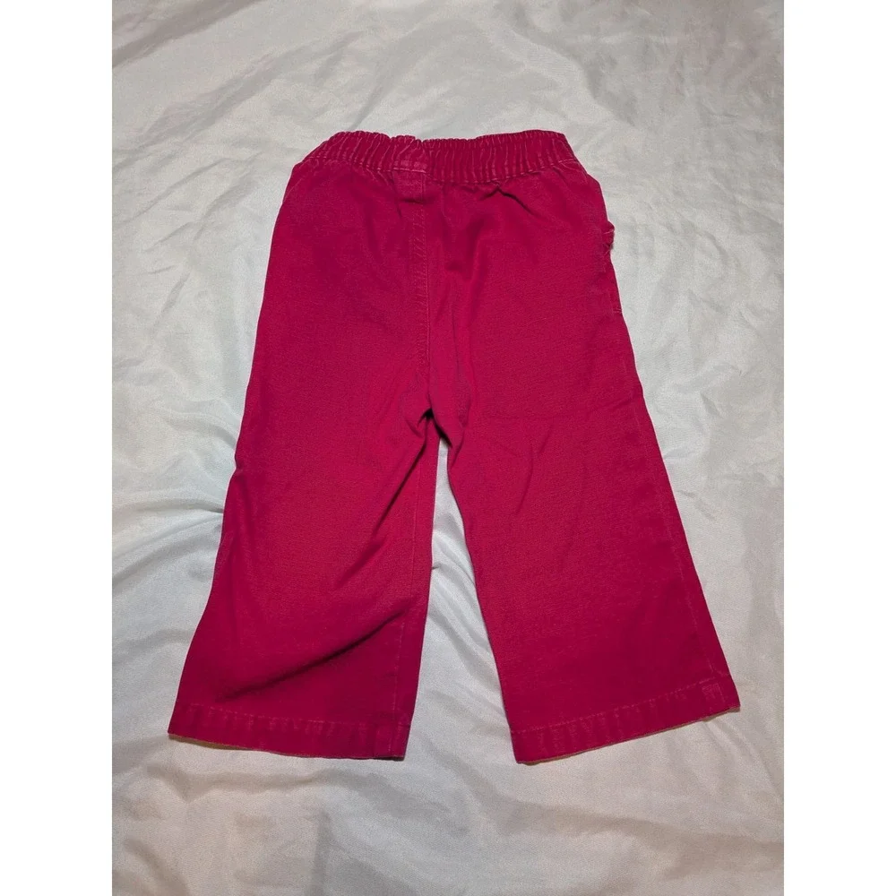 Faded Glory Toddler Girls 18 Months Pink‎ Posy Pants